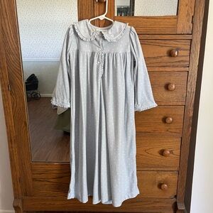 Strasburg Light Blue Long Sleeve Nightgown